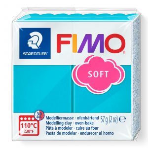 FIMO Clay - Fimo Soft Peppermint. Super versatile and flexible polymer clay in Peppermint colour.