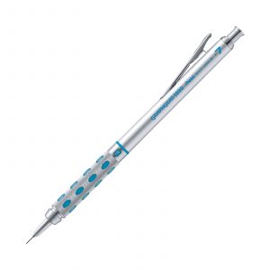 Pentel GraphGear 1000 Mechanical Pencil PG1017-C 0.7mm. High quality automatic pencil with blue highlights and 0.7mm lead size.